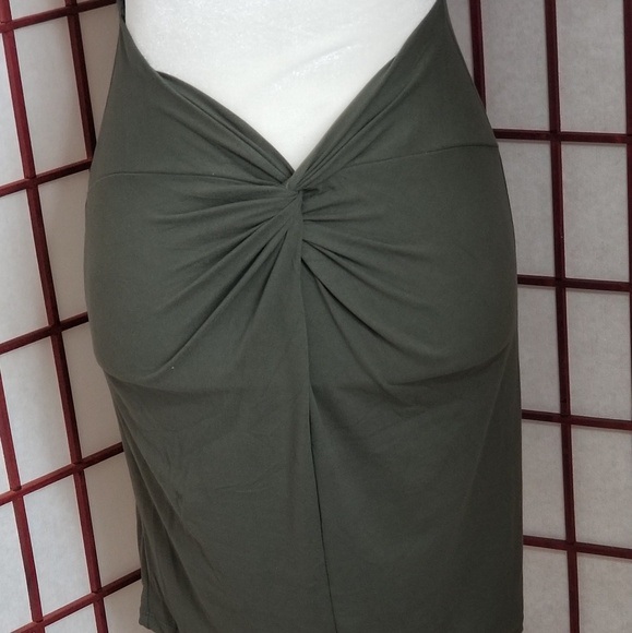 Nwt Olive green crisscross mini dress - Picture 6 of 7